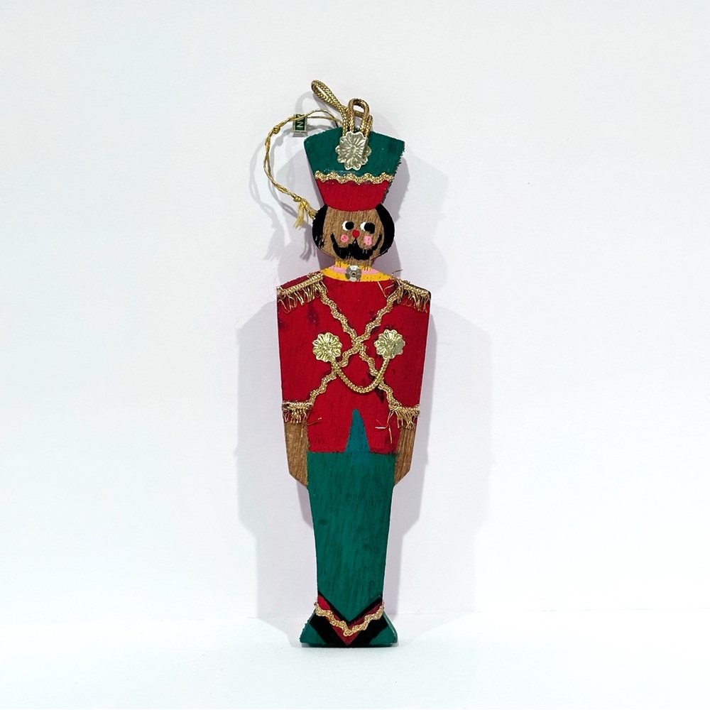 Vintage Festive Nutcracker Ornament